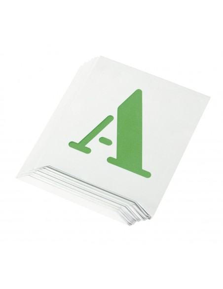 ABECEDARIO ALUMINIO ROTULAR 90mm