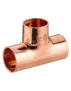 Accesorio cobre "Te" hembra-hembra-hembra fig.130