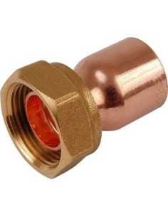 ACCESORIO COBRE RACOR 2 PIEZAS RECTO