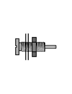 Adaptador eje espiga 6 m/m.