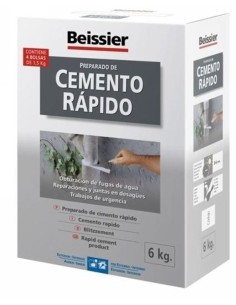 Aguaplast cemento rapido gris 6 kg.