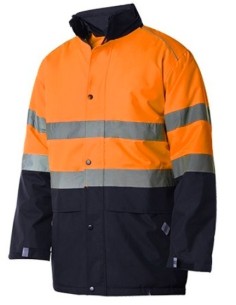 ALTA VISIBILIDAD  PARKA COMBINADA 04758 274 AZUL/NARANJA