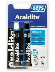 ARALDITE STANDARD ADHESIVO EPOXI 2 COMPONENTES 15+15 ml