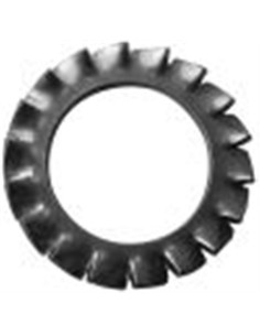 Arandela abanico dentado exterior Din 6798 A