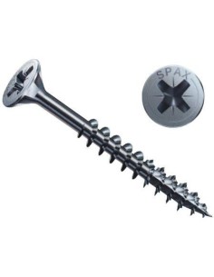 CAJA TORNILLO DIN 82 ABC SPAX-S CABEZA PLANA ZINCADO