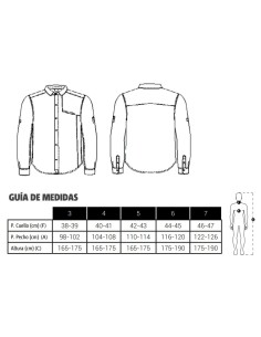 CAMISA DENIM CIERRE BROCHES BOLSILLO PECHO 02034 534 AZUL