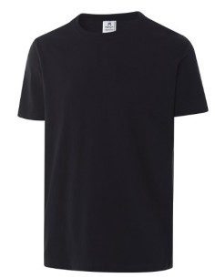 CAMISETA MANGA CORTA, CUELLO REDONDO, SIN BOLSILLO 3031 01 NEGRA