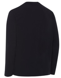 CAMISETA MANGA LARGA, CUELLO REDONDO 3032 01 NEGRA