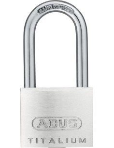 Candado arco largo titalium 64ti. llaves iguales