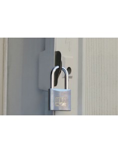 CANDADO NIQUEL ARCO LARGO LLAVES IGUALES