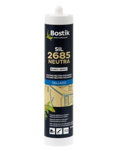 CARTUCHO SILICONA 2685 NEUTRA 310 ml BOSTIK CARTUCHO SILICONA 2685 NEUTRA 310 ml BOSTIK