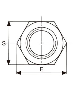 Tuerca hexagonal alta Din 6330-B