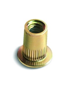 TUERCA REMACHABLE ALA ANCHA, ACERO