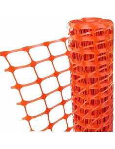 Valla obras plastico naranja 50 mt.x1