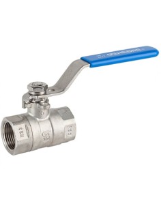 VALVULA ESFERA PALANCA HEMBRA-HEMBRA INOX