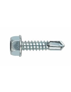Tornillo auto taladrante rosca chapa zinc. 7504-K