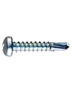 Tornillo auto taladrante rosca chapa zinc. 7504-N