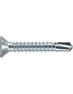 Tornillo auto taladrante rosca chapa zinc. 7504-P