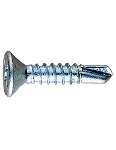 Tornillo auto taladrante rosca chapa zinc. 7504-P