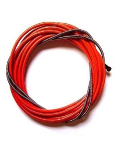 Sirga forrada roja 4 mts.