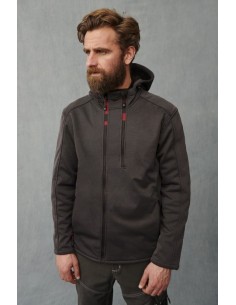SOFTSHELL BICOLOR 04846 474 GRIS NEGRO M