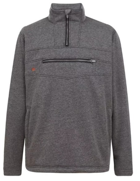 SUDADERA CANGURO. BOLSO CENTRAL 04833 09 GRIS MEDIO
