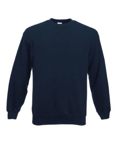 SUDADERA FELPA, AZUL MARINO