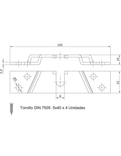 Set Adaptador A Madera Rollapar U30