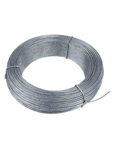 Rollo 50 mts cable acero trenzado galvanizado