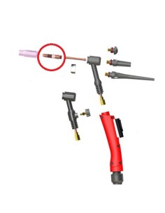 PORTATOBERAS DIFUSOR 2,0 mm. (5 und.) TIG