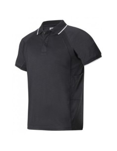 POLO A.V.S. FRANJAS NEGRO/GRIS