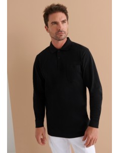 POLO GRANITO MANGA LARGA 3011 01NEGRO
