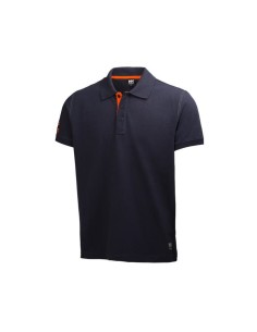 POLO MANGA CORTA, OXFORD 590 AZUL MARINO