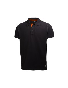 POLO MANGA CORTA, OXFORD 990 BLACK