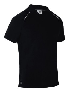 POLO PIQUE MANGA CORTA, 200 GR. CUELLO PICO 03016 01 NEGRO