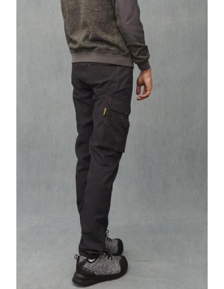 PANTALON CON CREMALLERA ELASTICO 01147 01 NEGRO