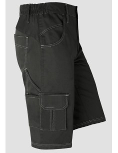 PANTALON CORTO BICOLOR MULTIBOLSILLOS 01135 01 NEGRO