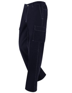 PANTALON SOLDADOR ALGODON 300gr. 1133 07 MARINO