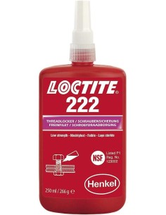 LOCTITE 222 FIJADOR DE ROSCAS 250 ml. LOCTITE 222 FIJADOR DE ROSCAS 250 ml.