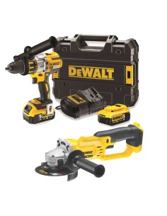 Kit xr taladro dcd996p2 + amoladora dcg412n cprof136