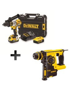 Kit xr taladro dcd996p2 + martillo dch253n cprof137