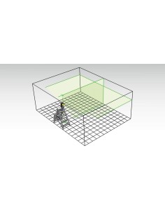 LASER DE LINEAS VERDES EN CRUZ Y PLOM.  LAX300G