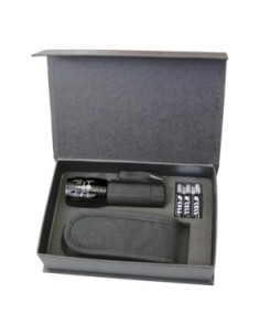 Linterna aluminio led 3 w. con zoom Linterna aluminio led 3 w. con zoom