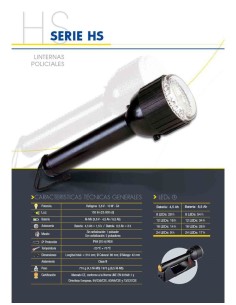 Linterna policial halogena hs-s-4,5