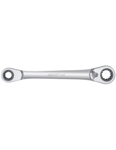 LLAVE CARRACA POLIGONAL DOBLE 10+13+17+19 mm. GEDORE