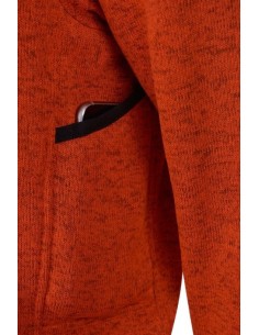 JERSEY REGULAR FIT, CUELLO REDONDO, REFUERZOS 04823 423 ROJO LAVA