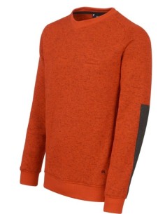 JERSEY REGULAR FIT, CUELLO REDONDO, REFUERZOS 04823 423 ROJO LAVA