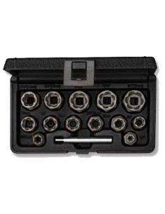 JUEGO 14 EXTRACTOR TORNILLO 3/8 GEDORE
