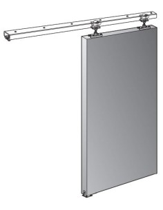 Juego accesorio para puertas correderas 75kg ref. 852 K 40-75
