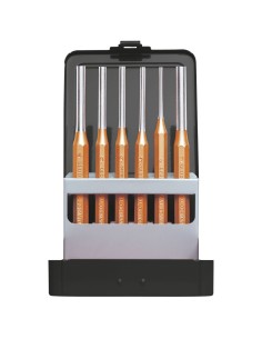 JUEGO BOTADORES CILINDRICOS 3-8 mm. 6 pz. GEDORE JUEGO BOTADORES CILINDRICOS 3-8 mm. 6 pz. GEDORE